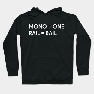 Mono = One Hoodie